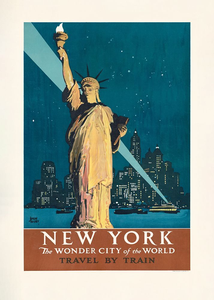 New York|the Wonder City of the World Travel By Train (1927)