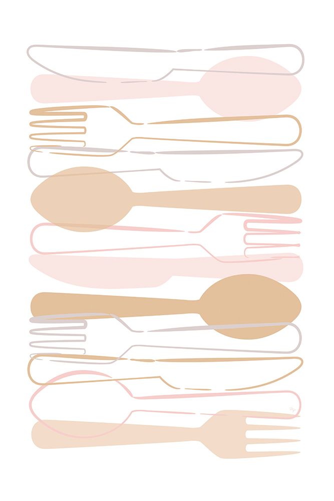 Peach Cutlery