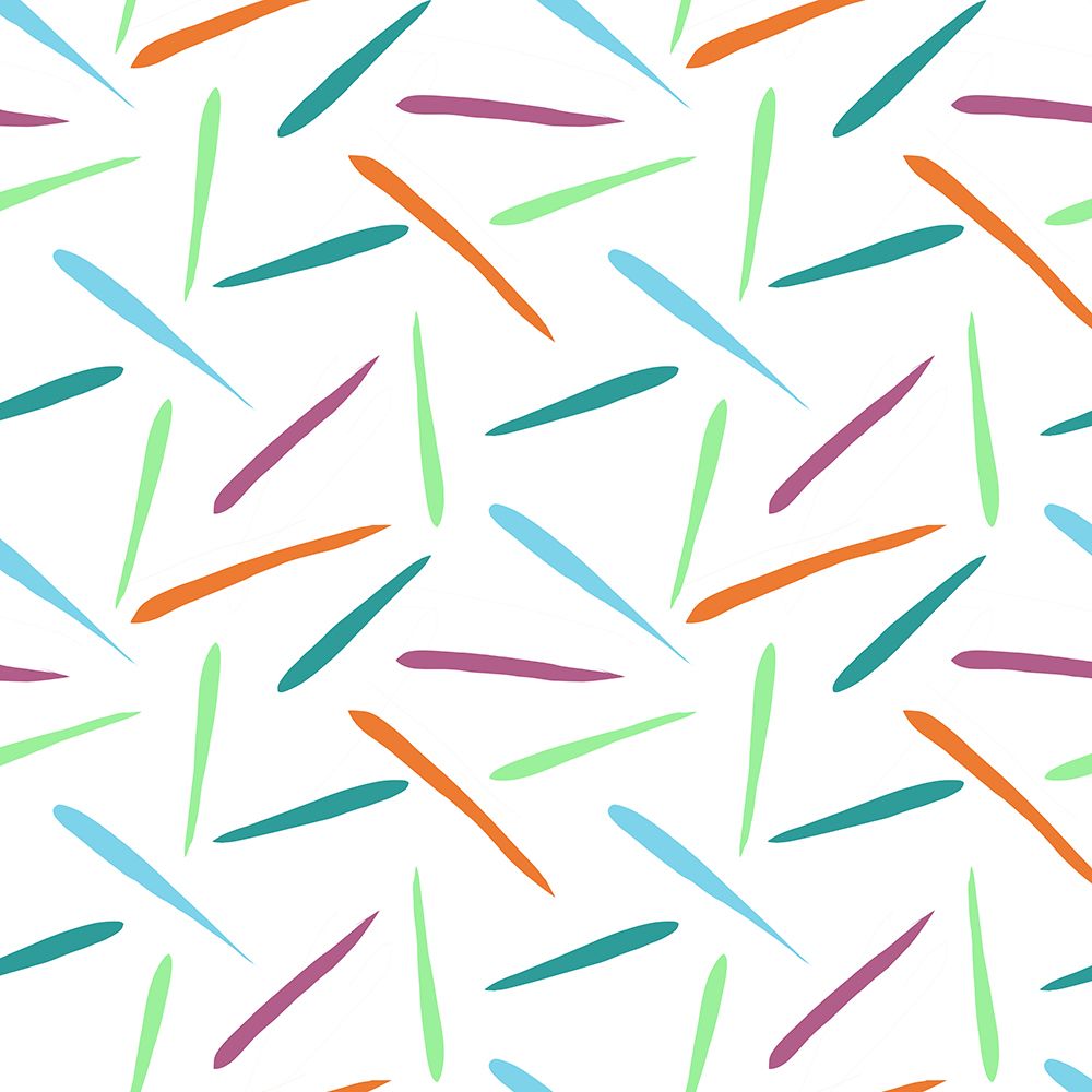 Falling Lines Multicolor Geometric