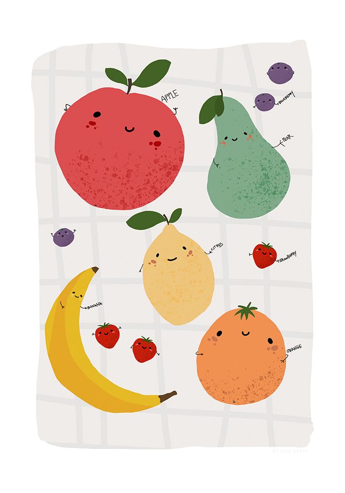 Fruit Kidsposter