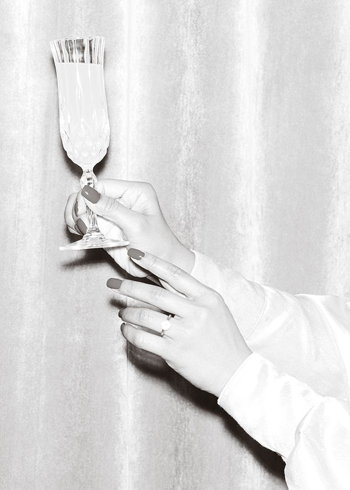 Hands Drink Black And White