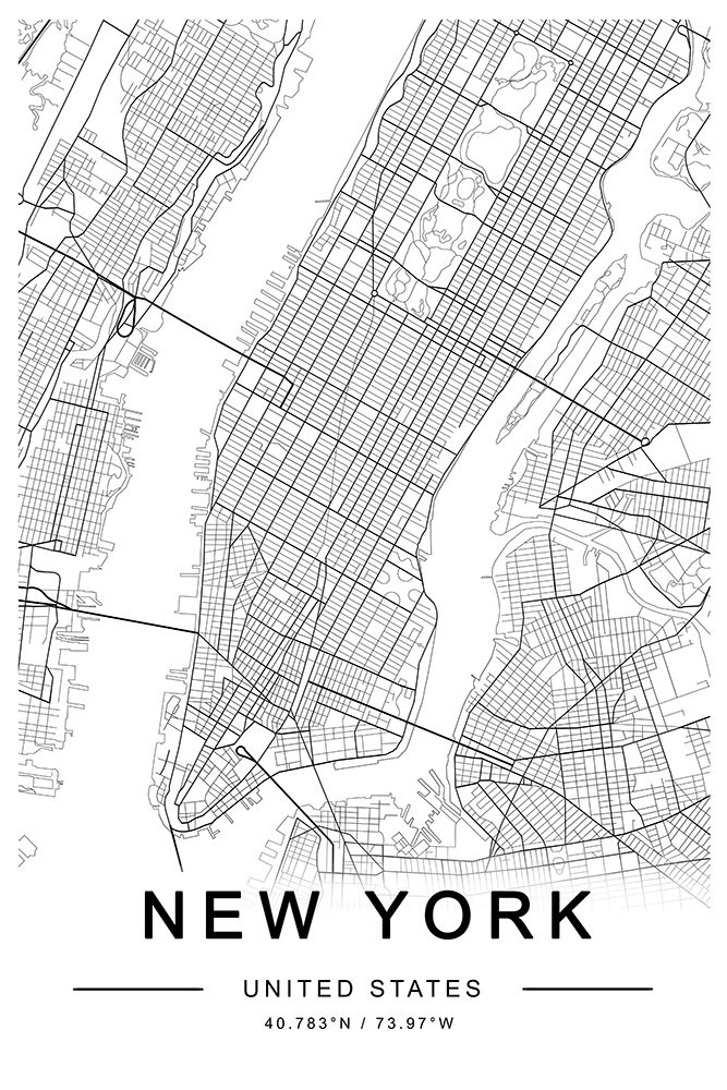 New York  Map