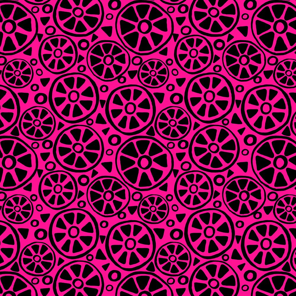 Black On Pink Slices