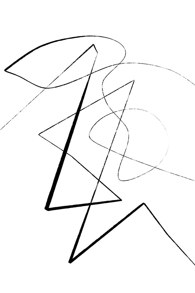 Angular Lines No 6