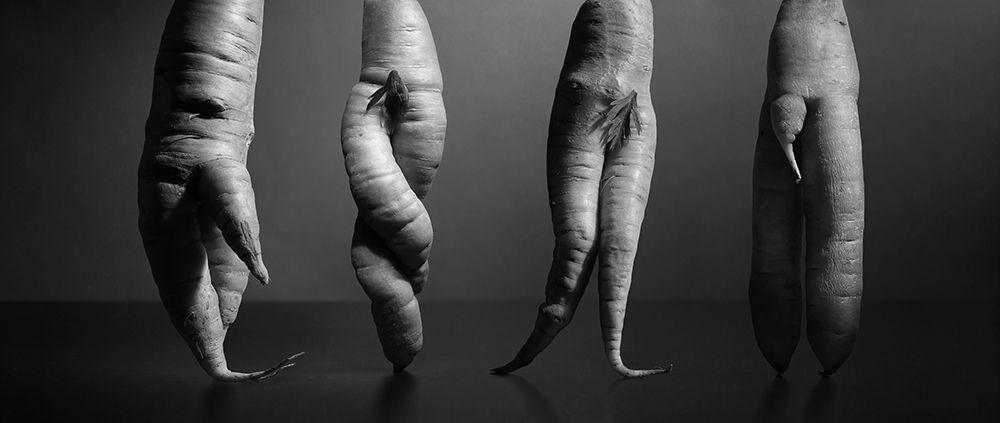 A Still Life With Carrots. Nothing Else...