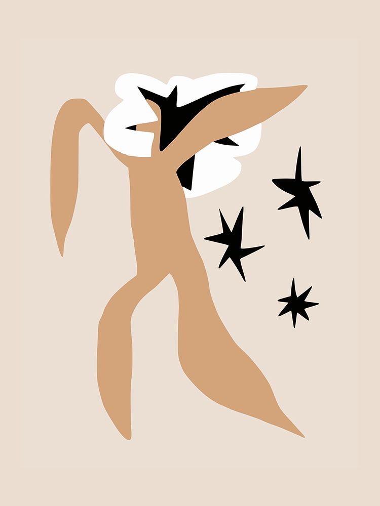 Dancing Stars White Floral