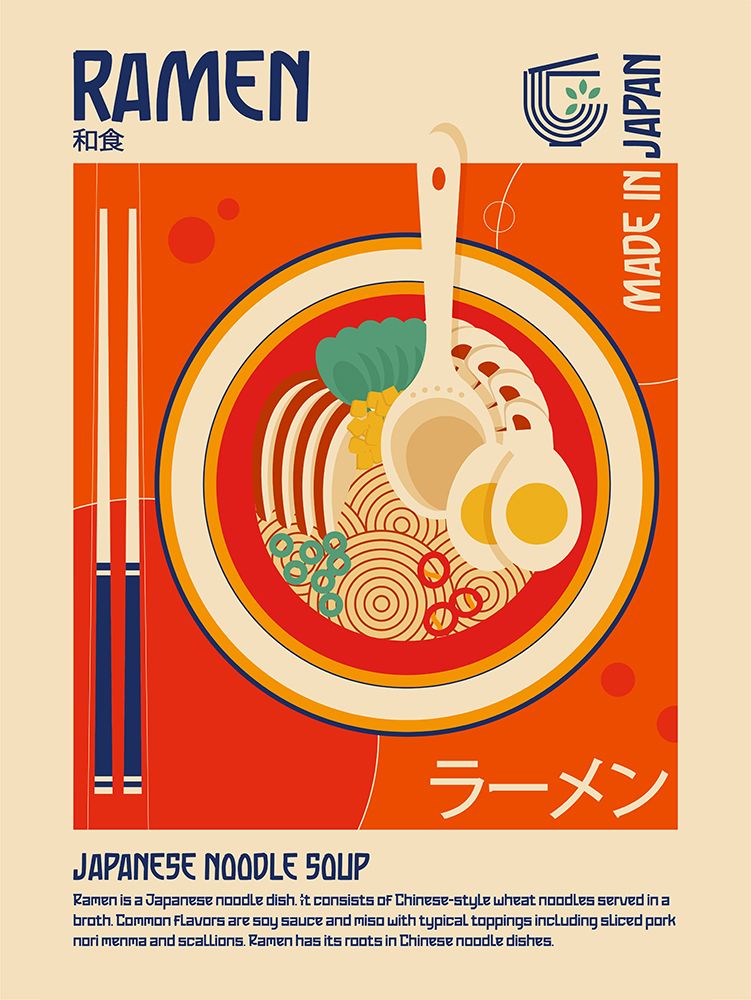 Ramen Japanese Food Print
