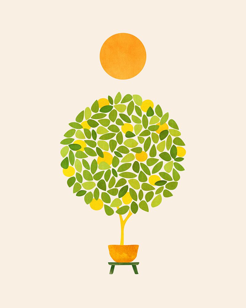 Sunshine and Lemons 4x5