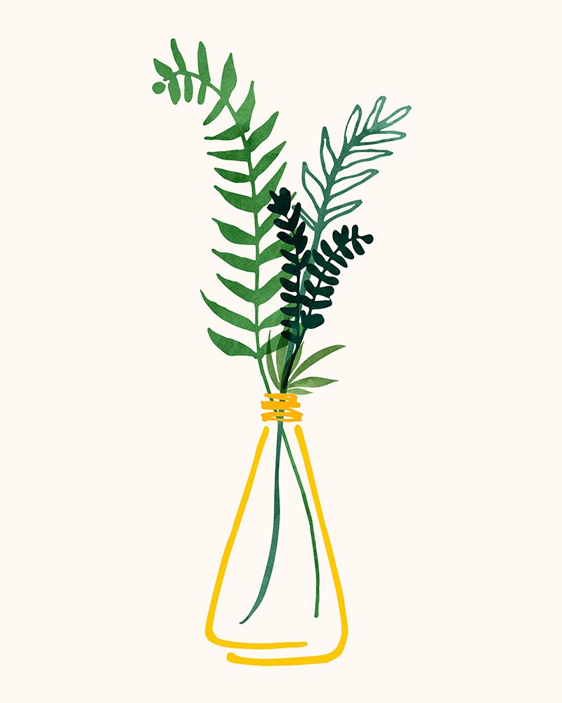 Herbal Bouquet Sketch 4