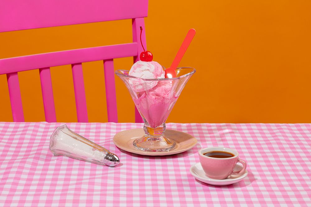Colorful Dessert Setting