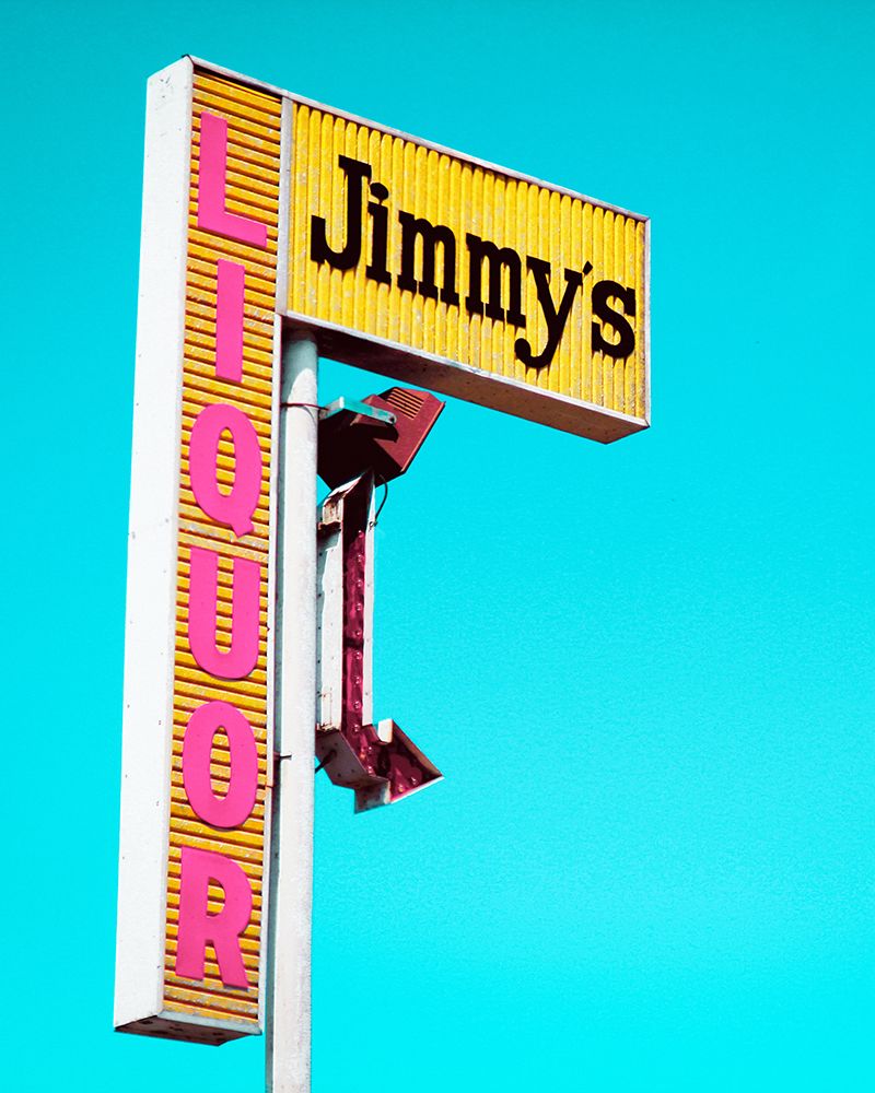 Jimmys Liquor Sign