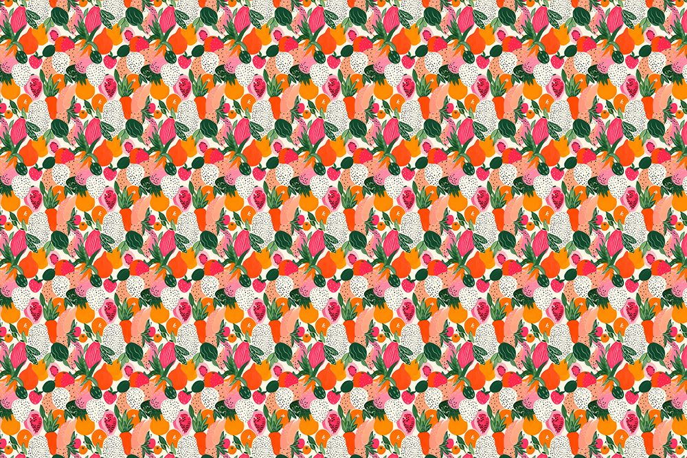 Fresh fruits pattern 3