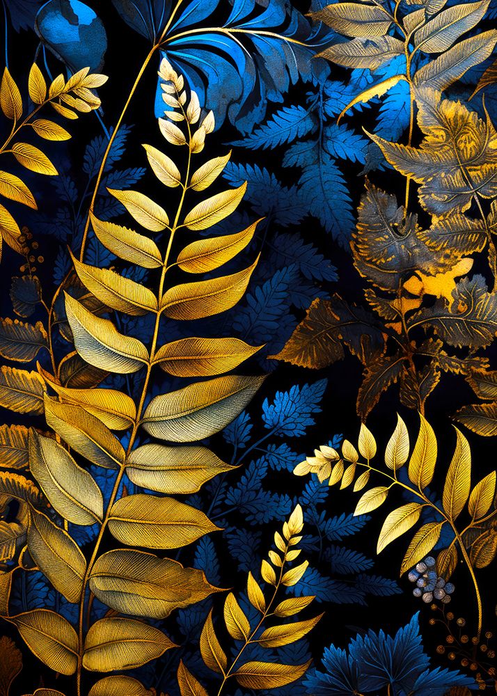 Vibrant Garden and ferns 1