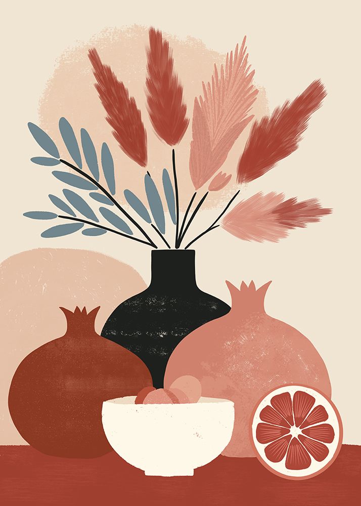 Pomegranate Still Life 01