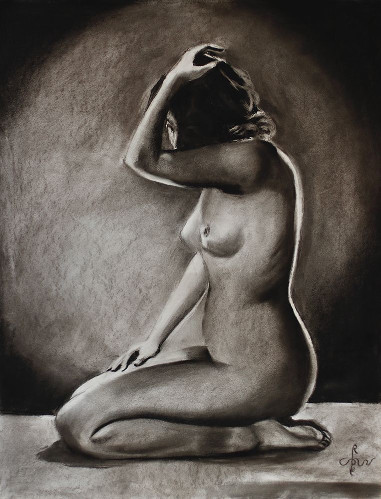 Prestudy to Sitting Nude by Jacob Merkelbach - 24-03-24
