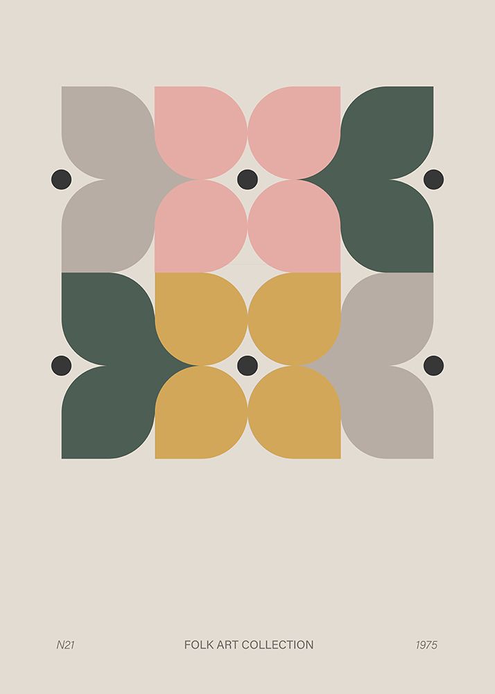 Modern folk art collection no 21