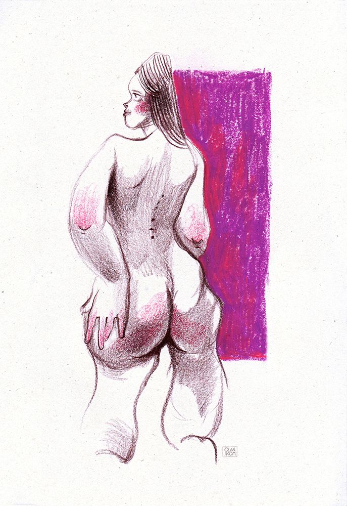 Nude woman