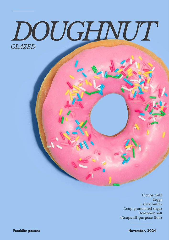 Pink Glaze Doughnut