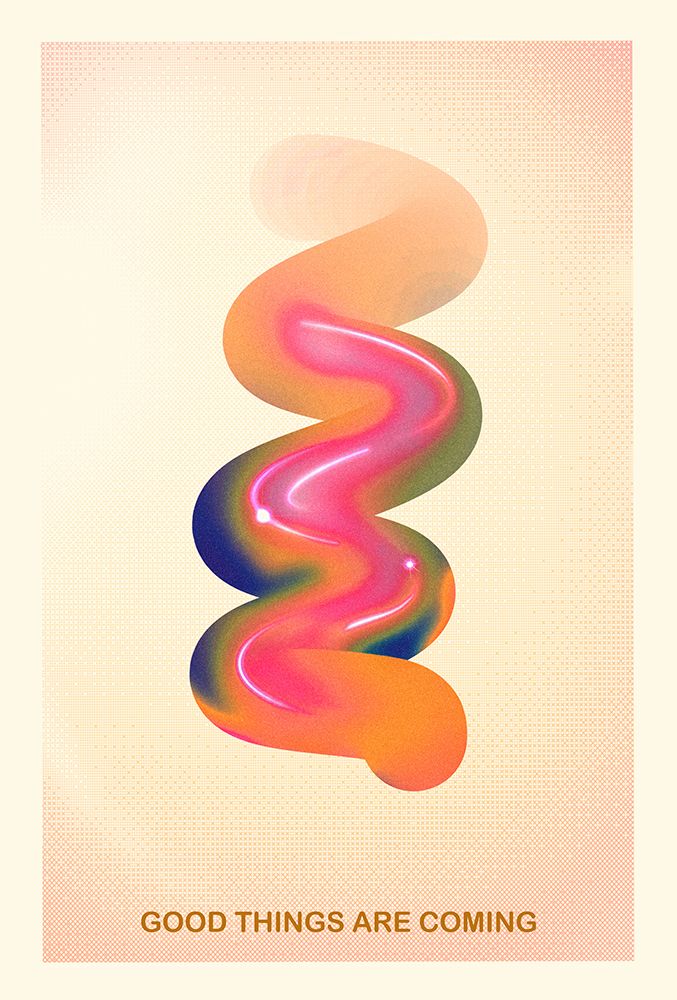 RETRO GRAPHIC NO.17 / GOOD THINGS ARE COMING