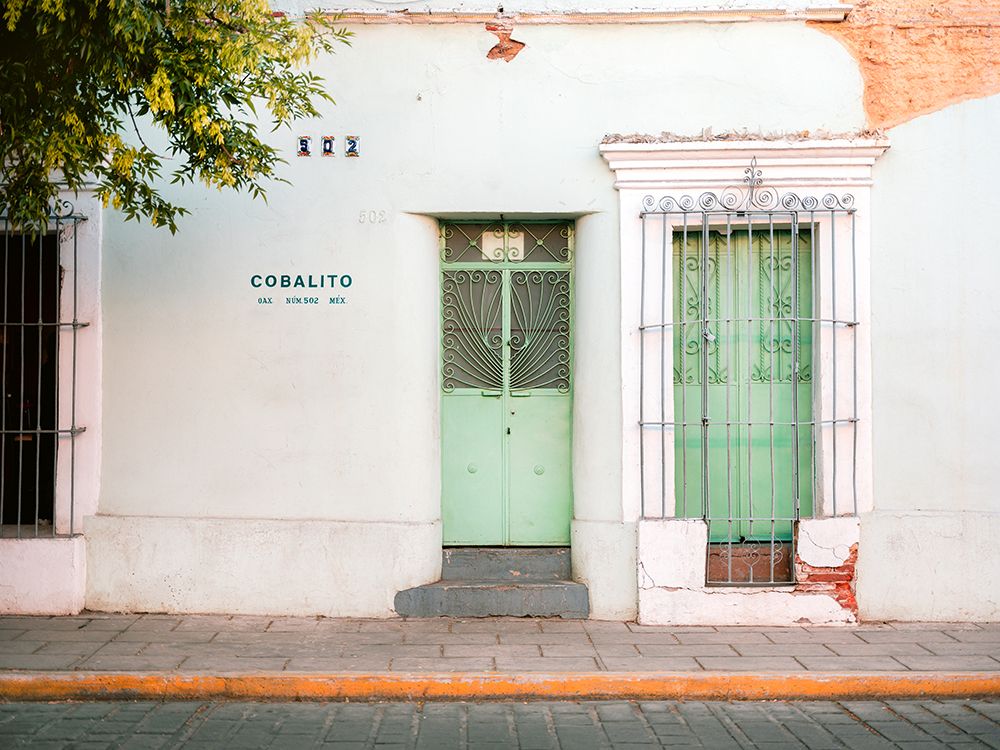 Oaxacan street | Colorful pastel Mexico photography