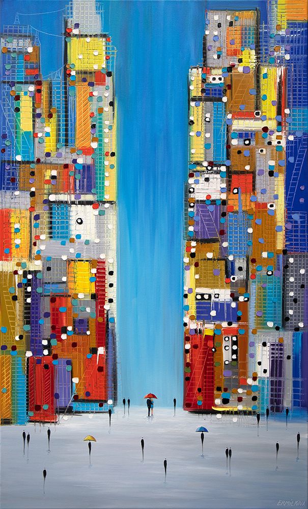 Ermilkina Day In the City 60x36 Oil