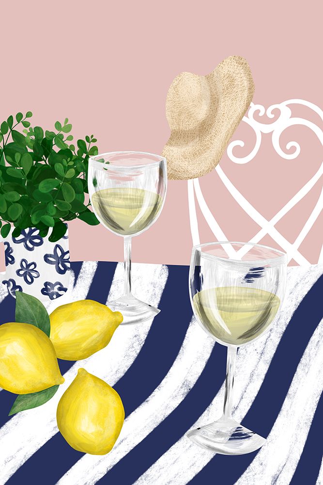 White wine for two