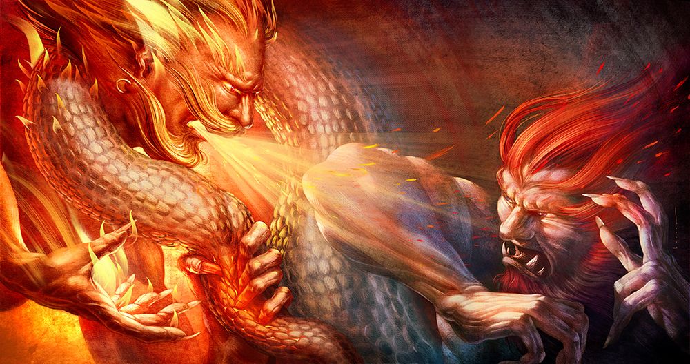 Myth Battle Gong Gong Zhu Rong