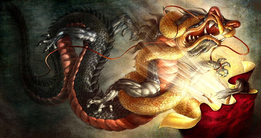 Myth Nuwa and the Black Dragon