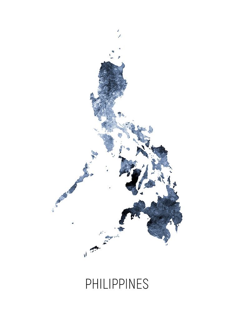 Philippines Watercolor Map
