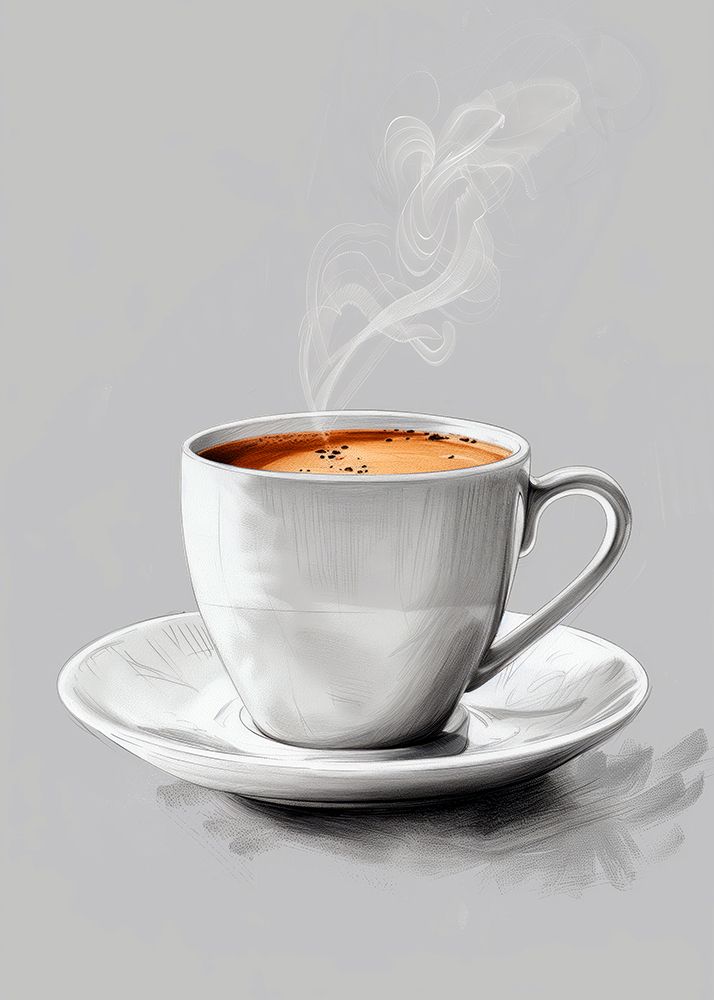 I Love Coffee Food Illustration Art (6)