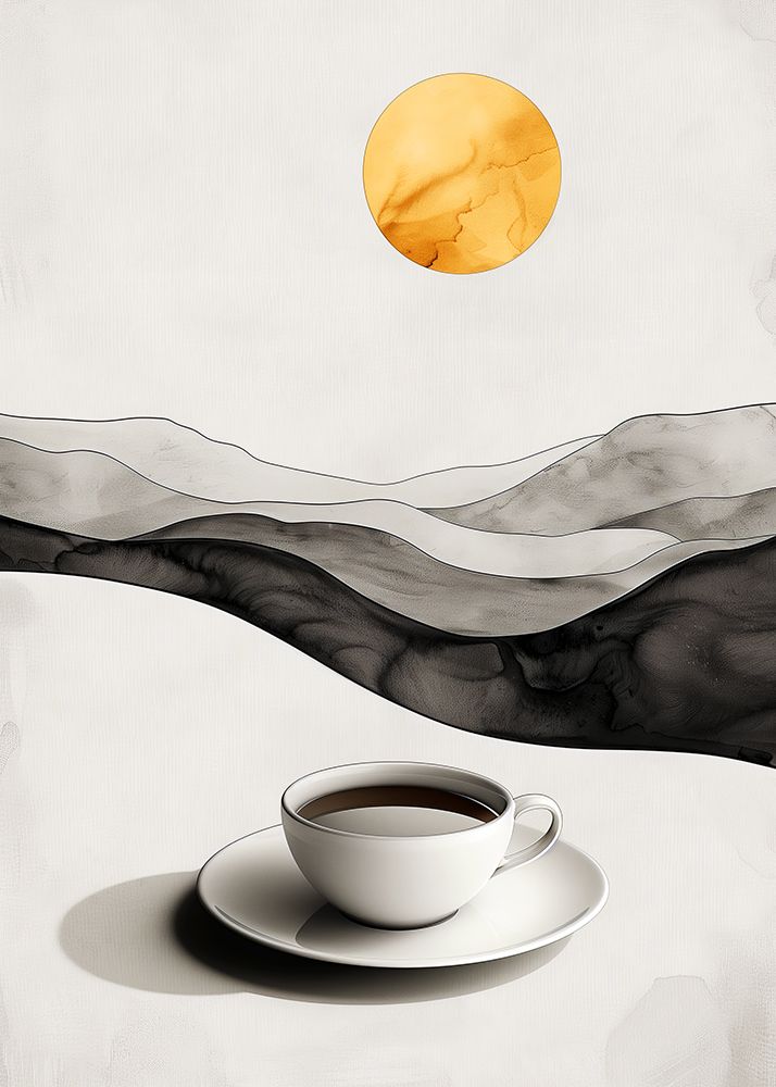 I Love Coffee Food Illustration Art (10)