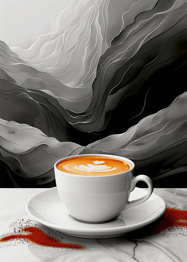 I Love Coffee Food Illustration Art (14)