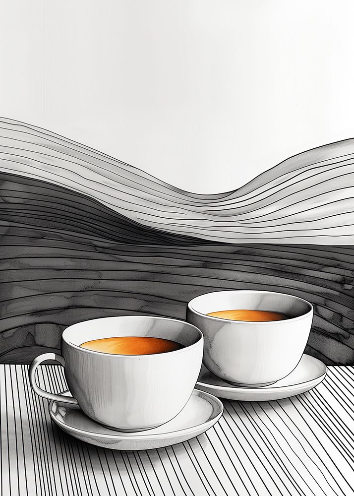 I Love Coffee Food Illustration Art (15)