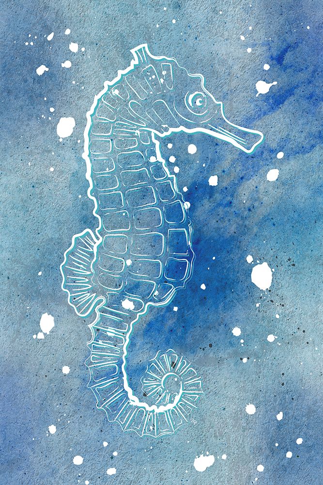 Blue Seahorse