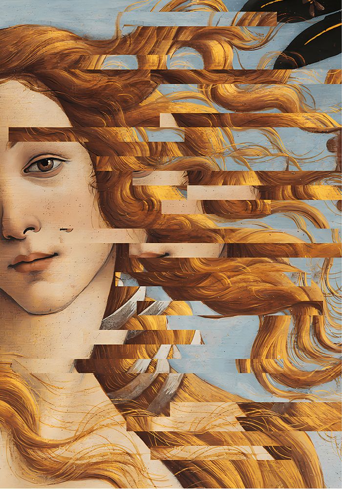 The Birth of Venus by Sandro Botticelli COLLAGE