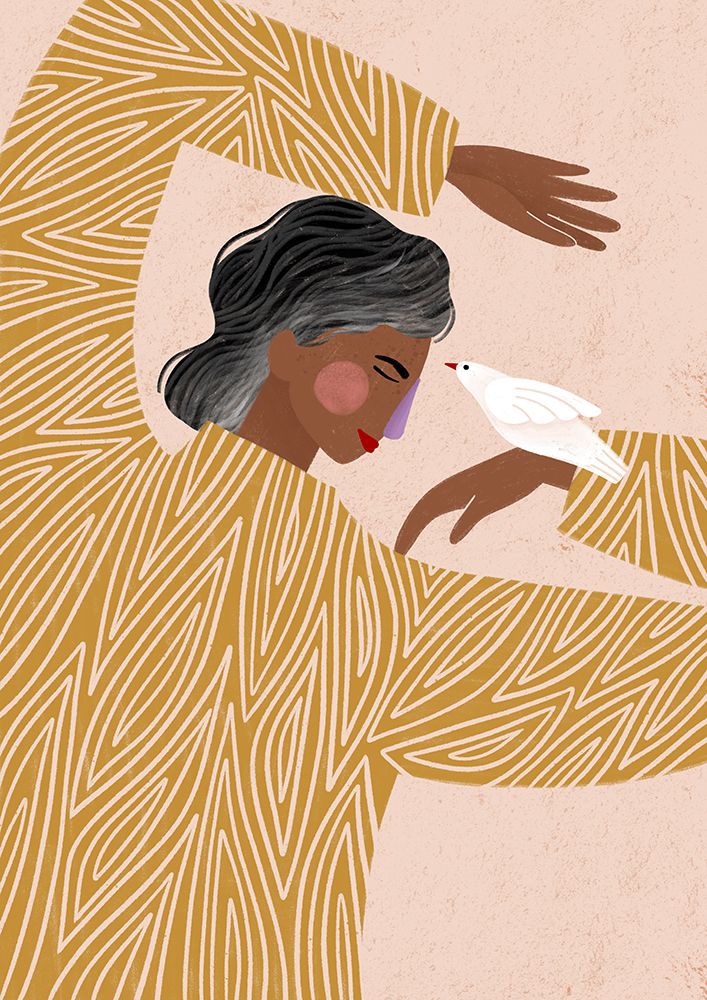 The Woman With He Bird