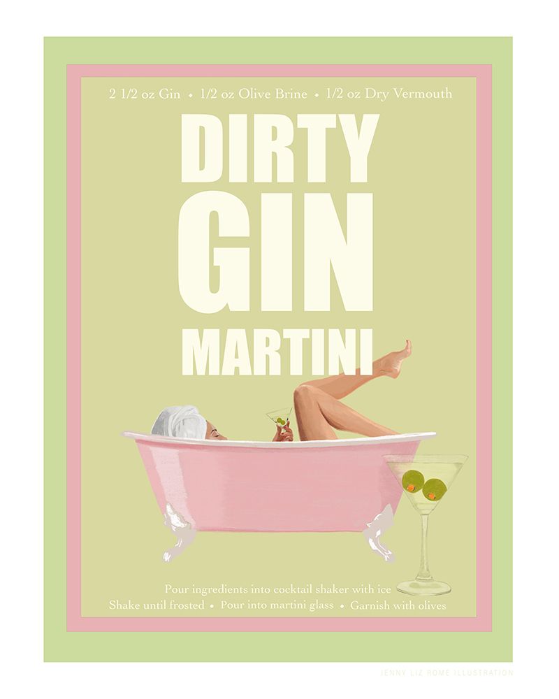 Jlr Cocktails- Dirty Gin Martini