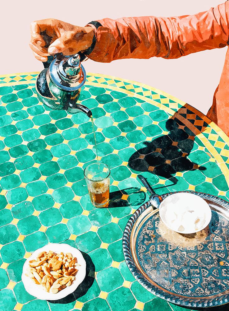 Masala Chai Tea Art Print