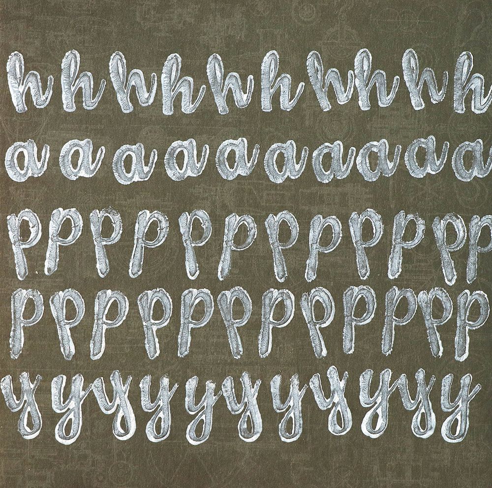 letter art [happy]
