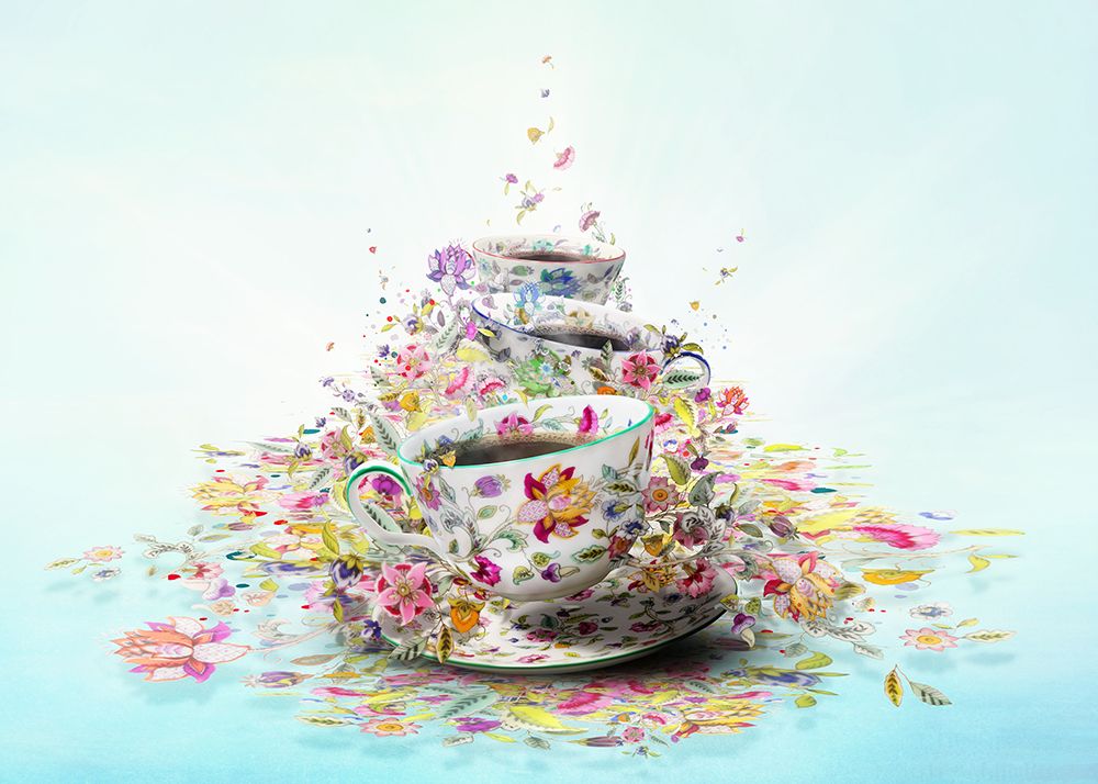 Floral Tea Time