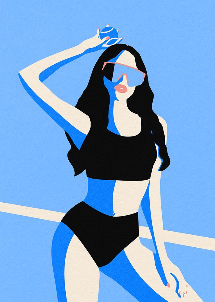 Blue Sport Girl