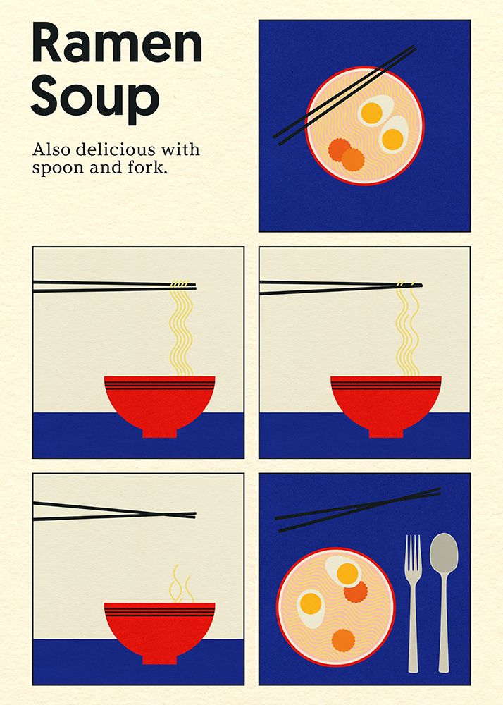 Poster Ramen Soup