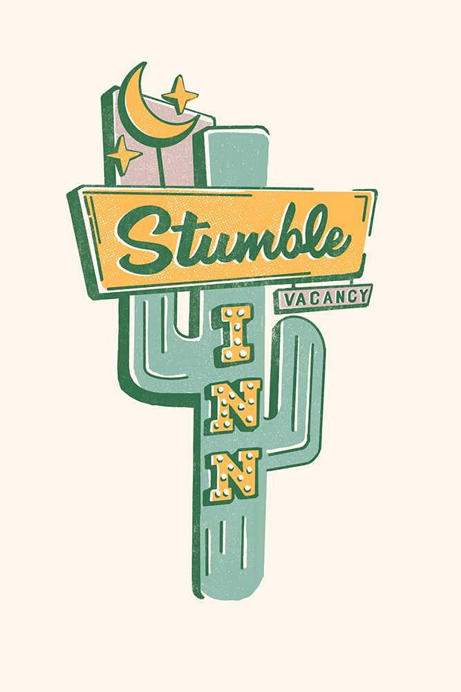 Stumble Inn Southwestern Roadside Motel Art