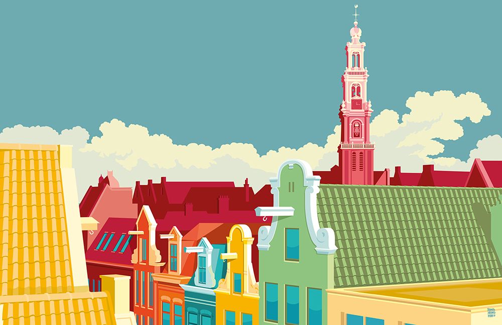 Amsterdam Jordaan Westerkerk
