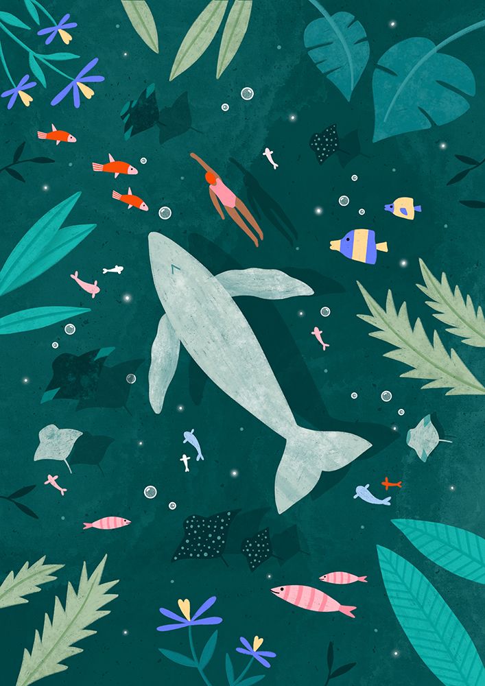 Swimming with a Whale