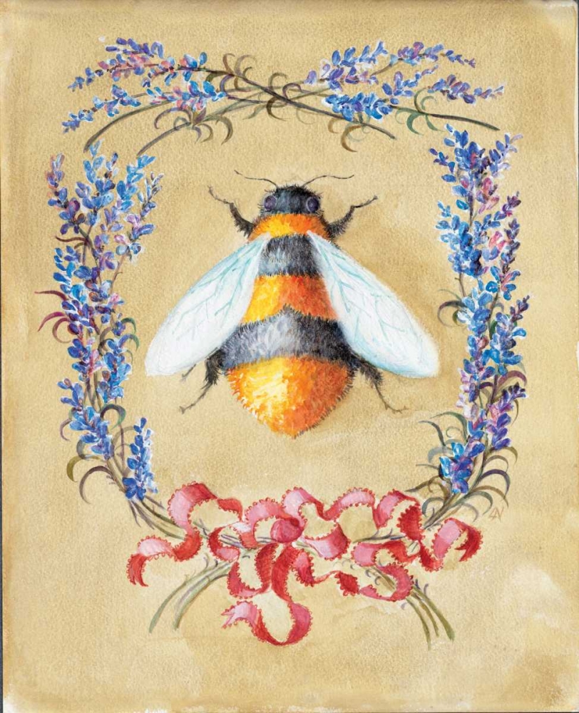 Honey Bee and Lavender