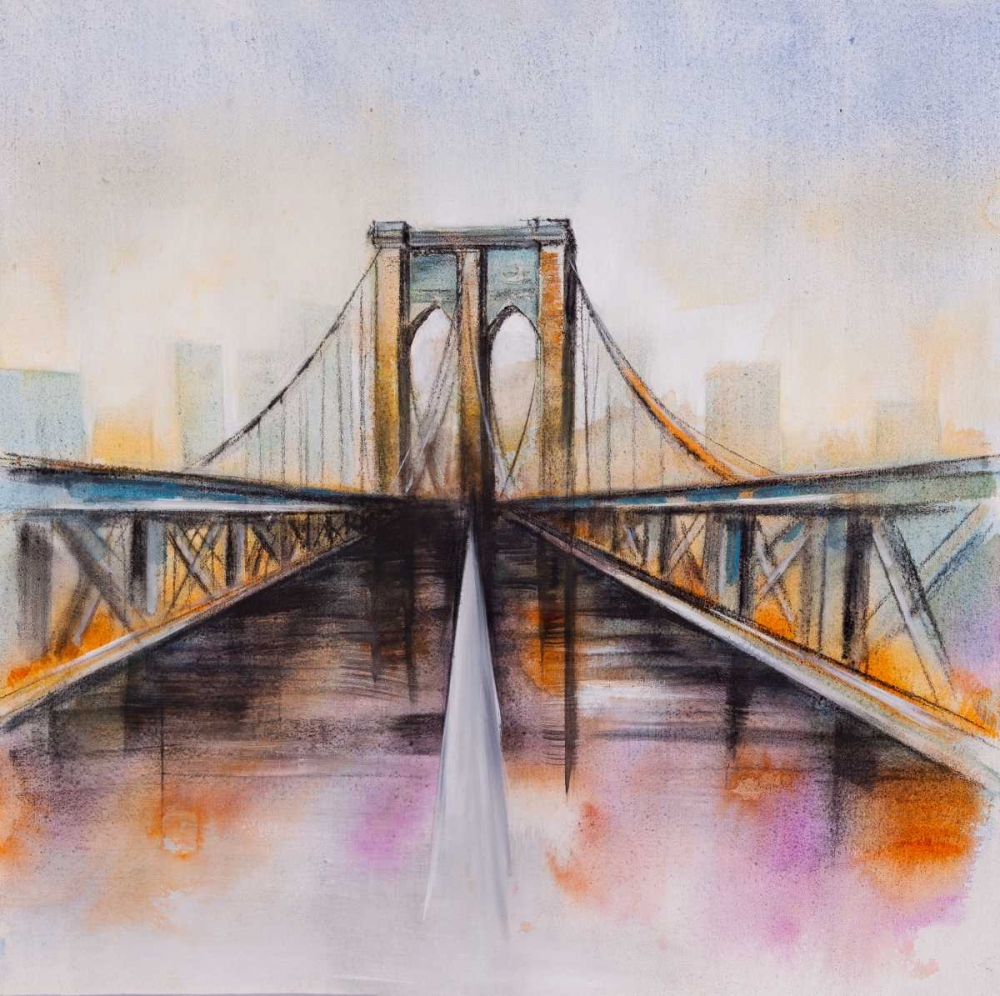 Colorfull Brooklyn Bridge