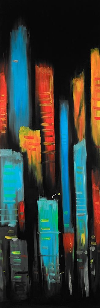 ABSTRACT AND COLORFUL TALL BUILDINGS