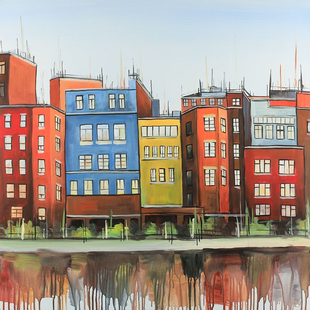 Boston Colorful Buildings