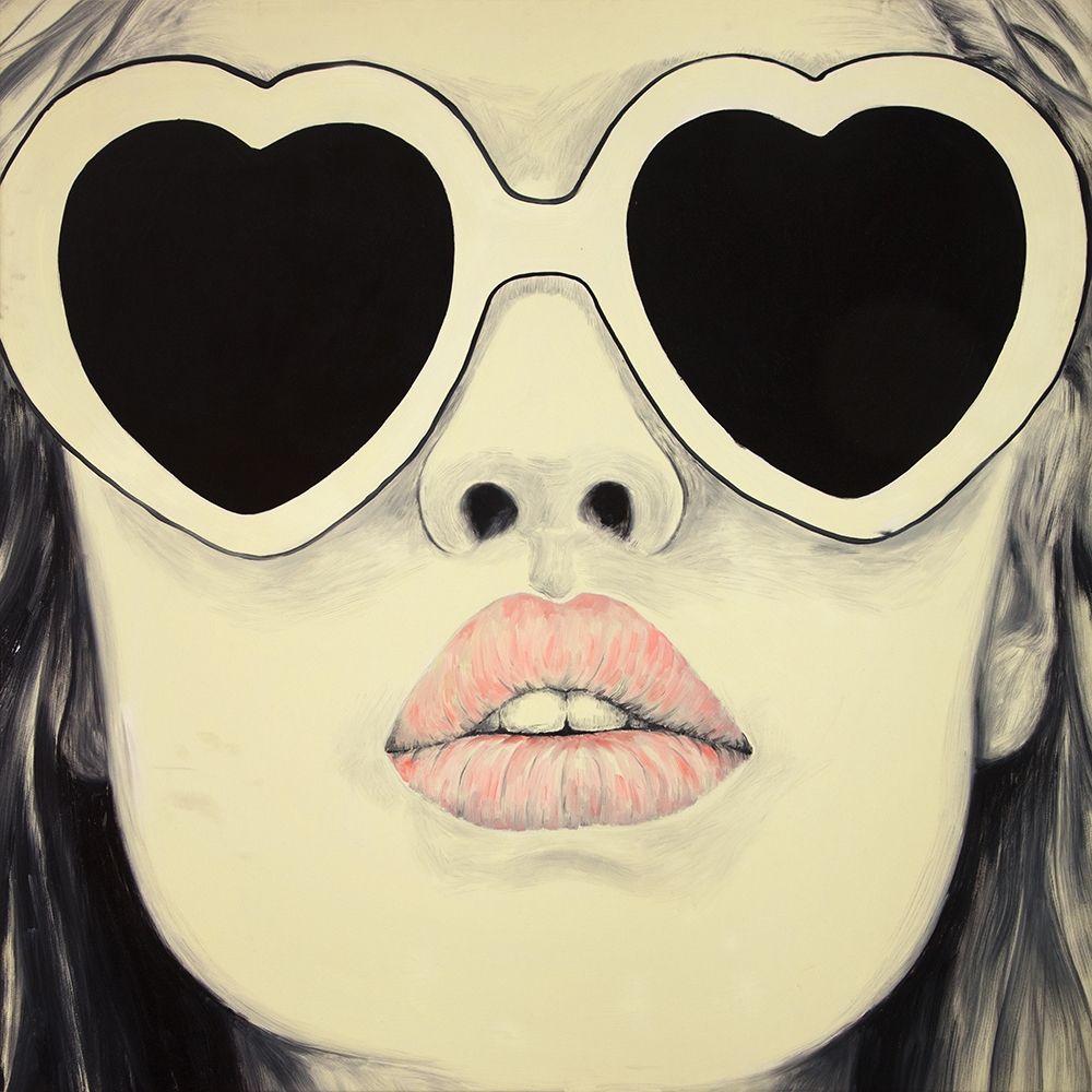 YOUNG LADY WITH GLASSES